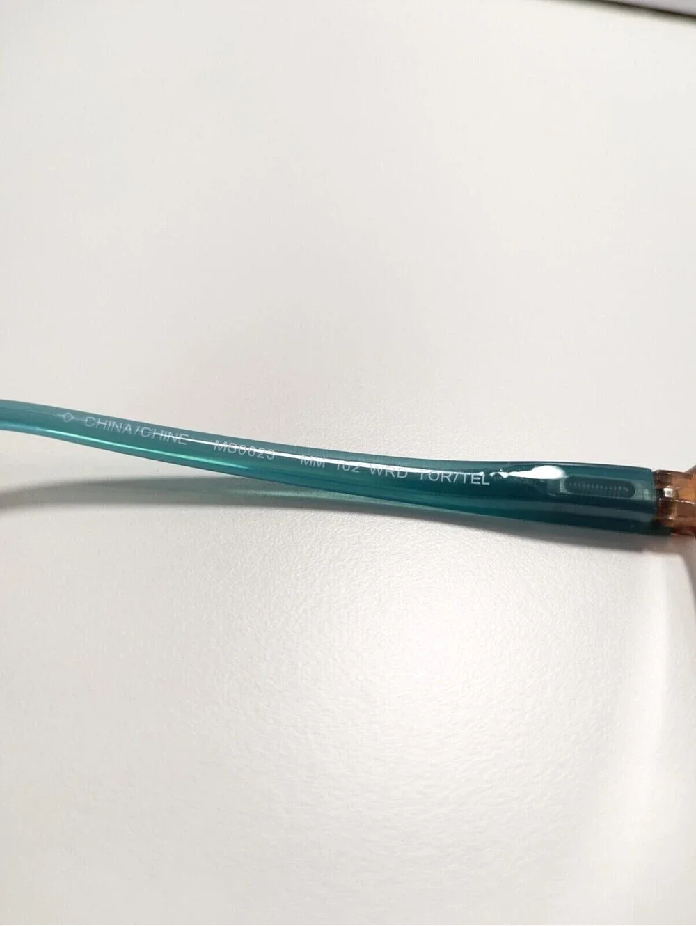 Foster Grant MS0623 Reading Eyeglasses Teal Tortoise Size: 50-20-139 FRAMES ONLY